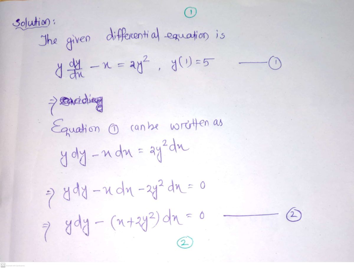 Advanced Math homework question answer, step 1, image 1