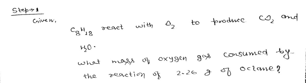 Chemistry homework question answer, step 1, image 1