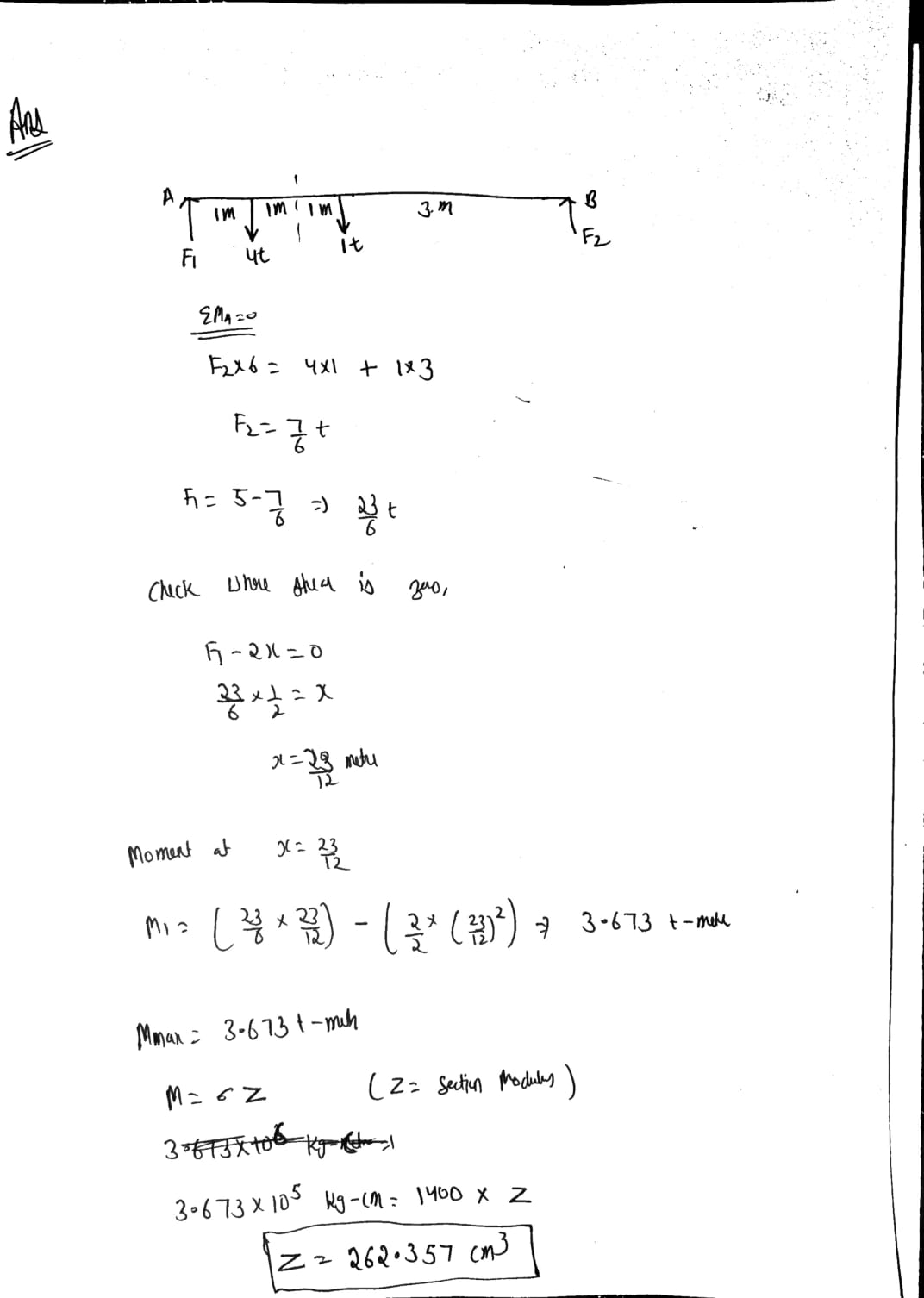 Civil Engineering homework question answer, step 1, image 1