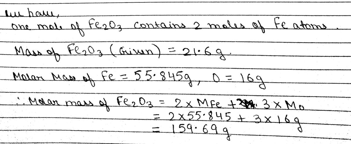 Chemistry homework question answer, step 1, image 1