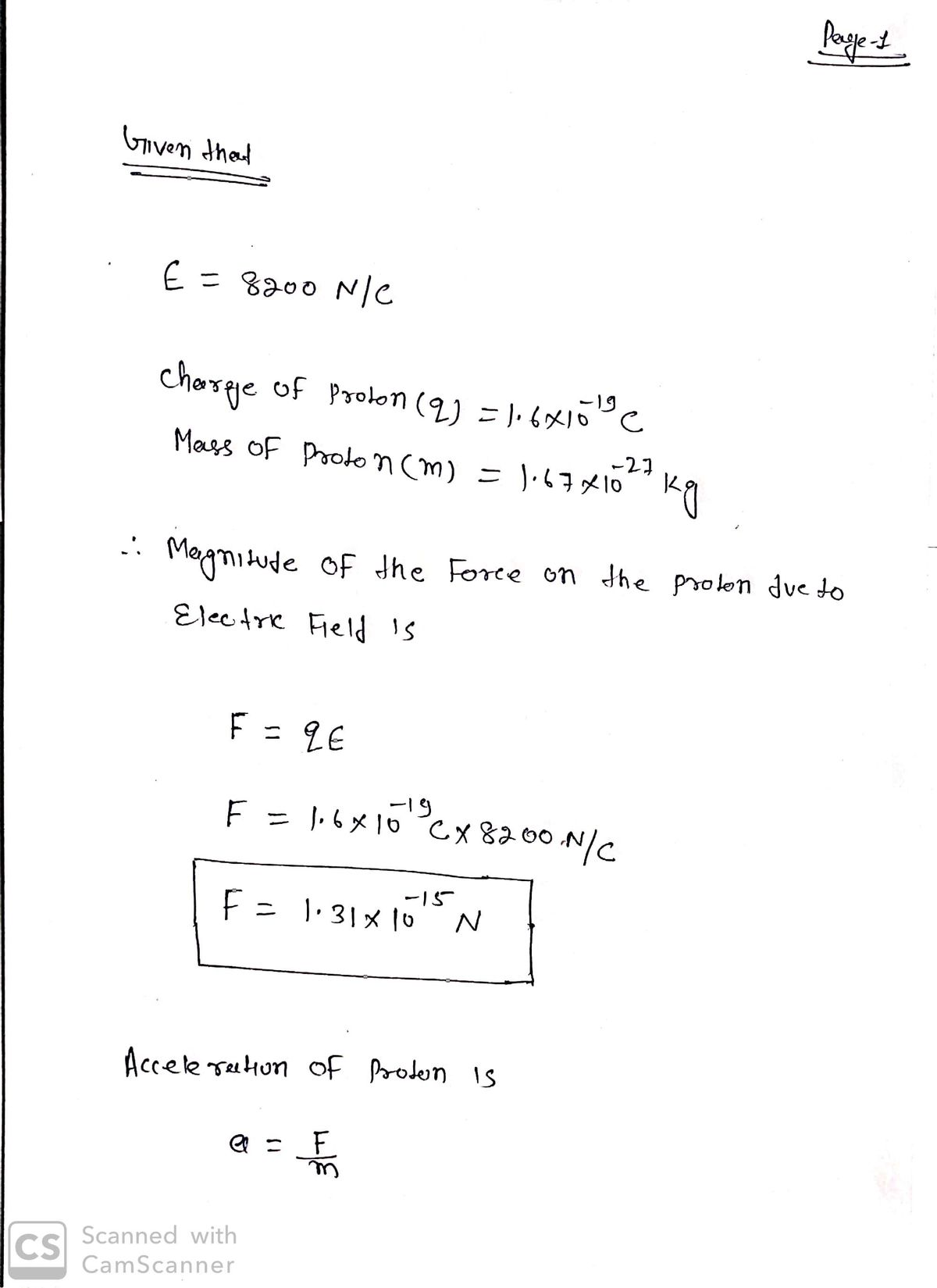 Advanced Physics homework question answer, step 1, image 1