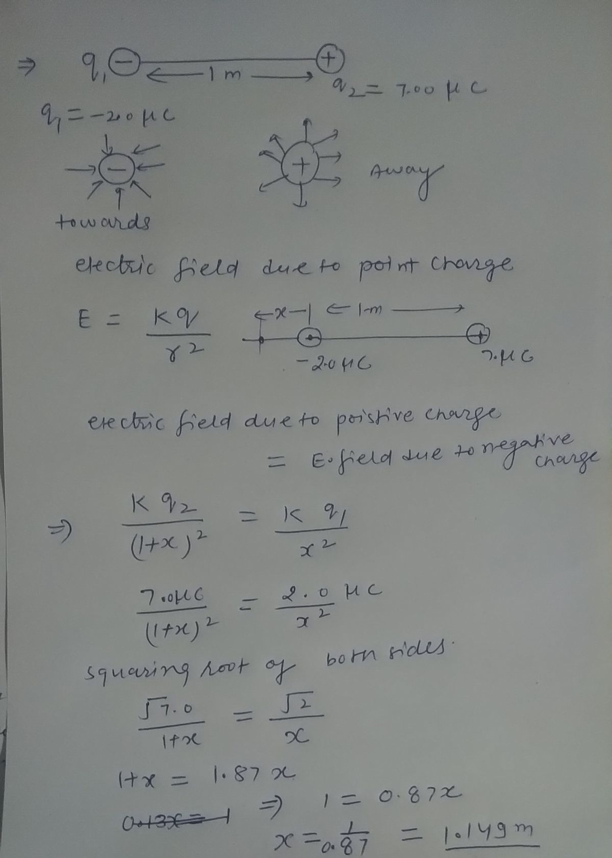 Physics homework question answer, step 1, image 1