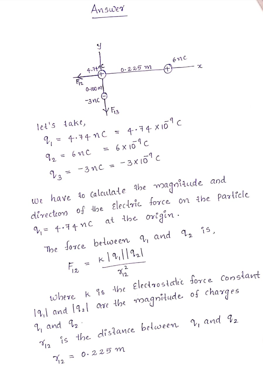 Physics homework question answer, step 1, image 1