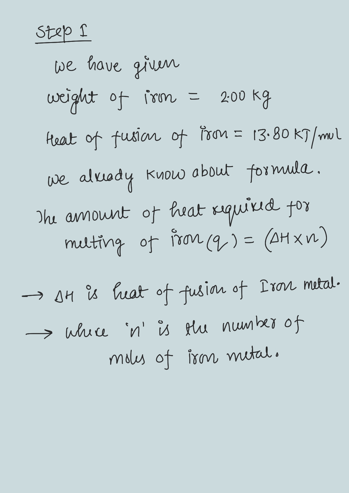 Chemistry homework question answer, step 1, image 1