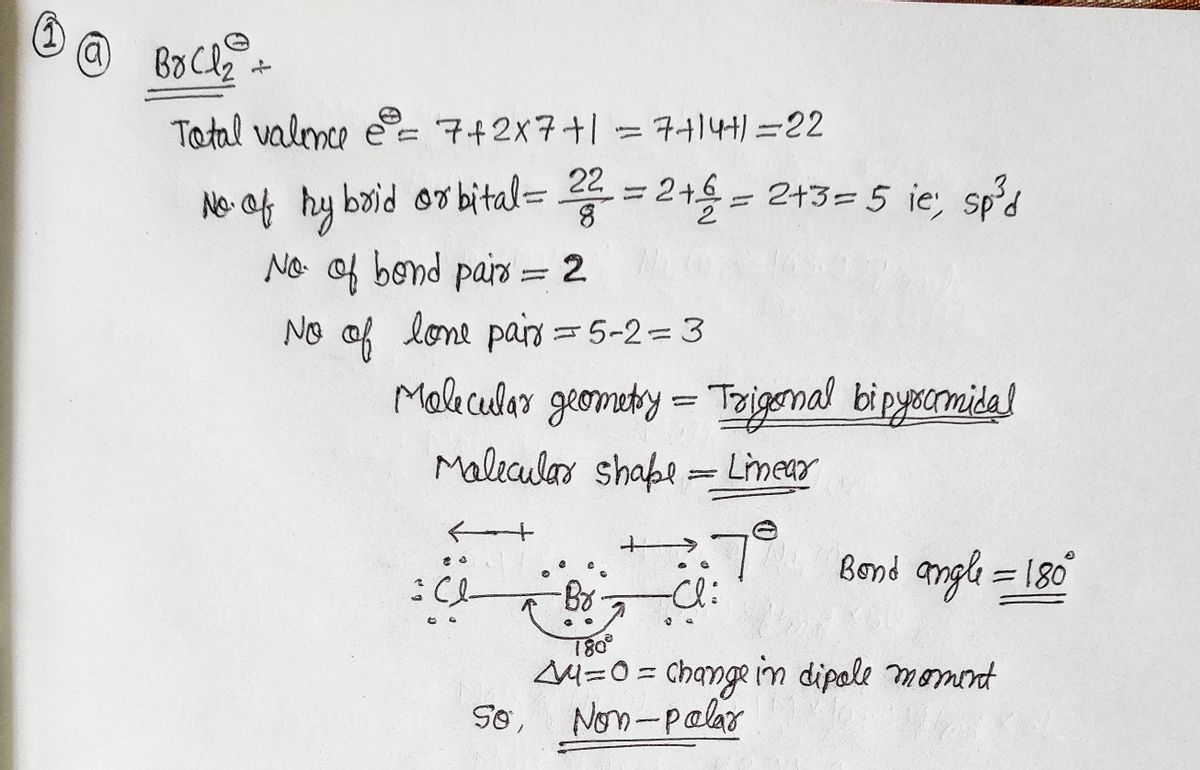 Chemistry homework question answer, step 1, image 1