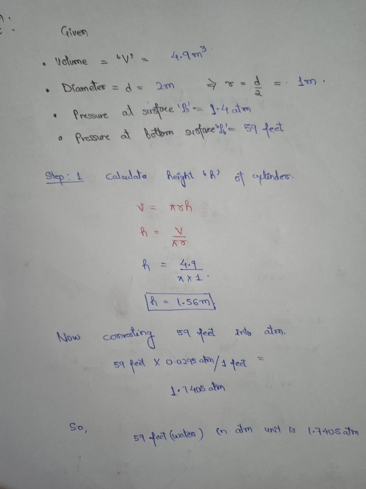 Physics homework question answer, step 1, image 1