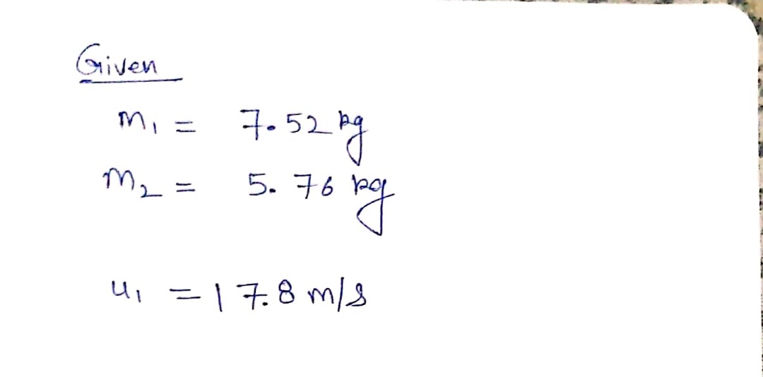 Physics homework question answer, step 1, image 1