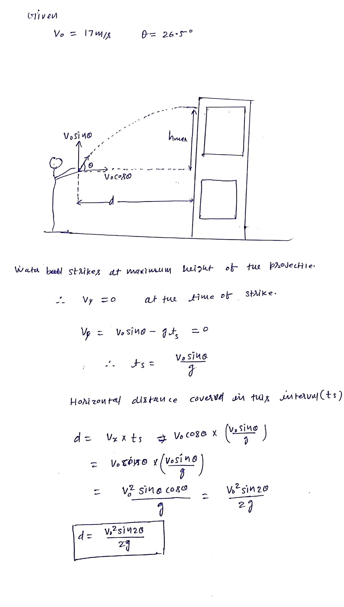 Physics homework question answer, step 1, image 1