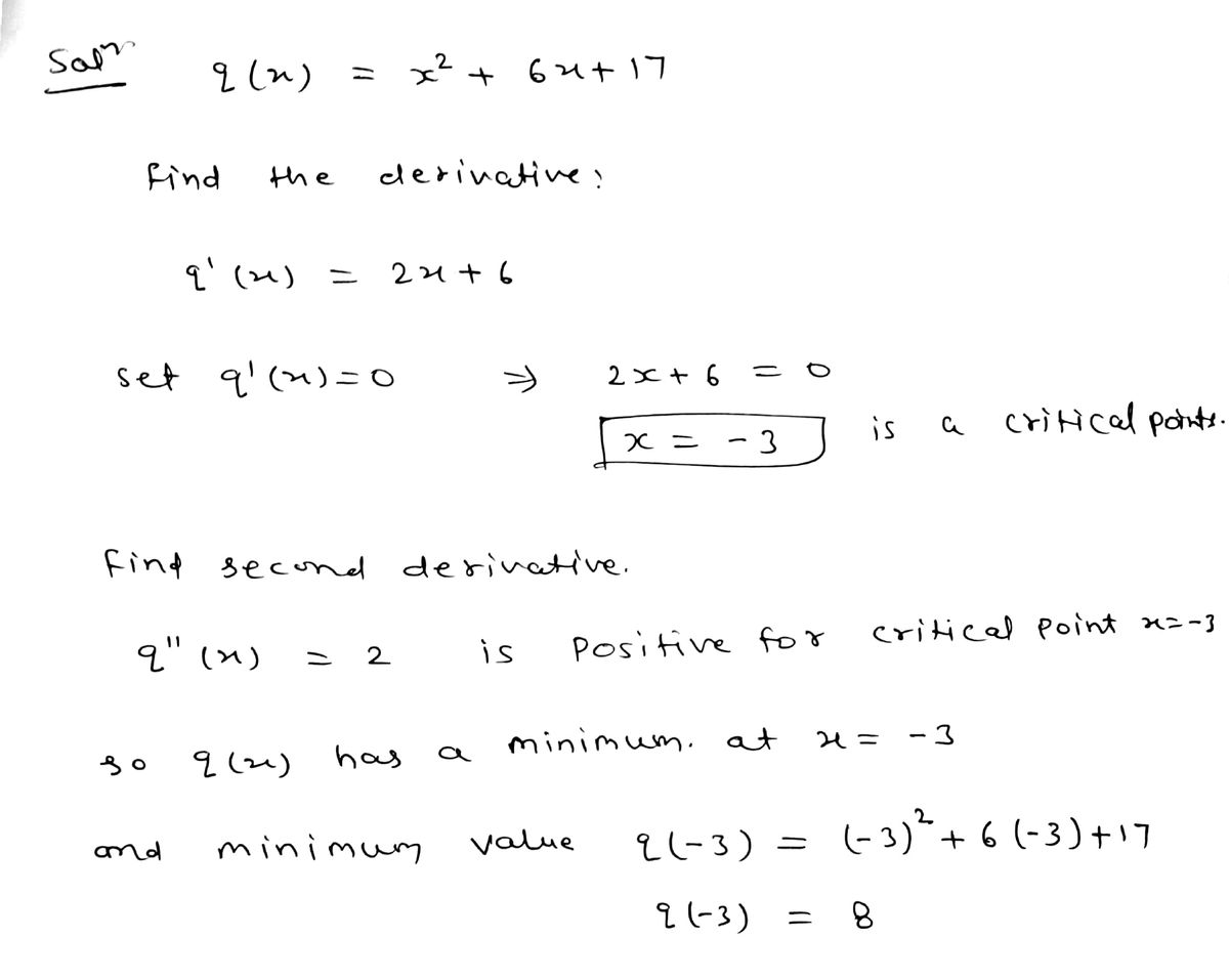 Algebra homework question answer, step 1, image 1