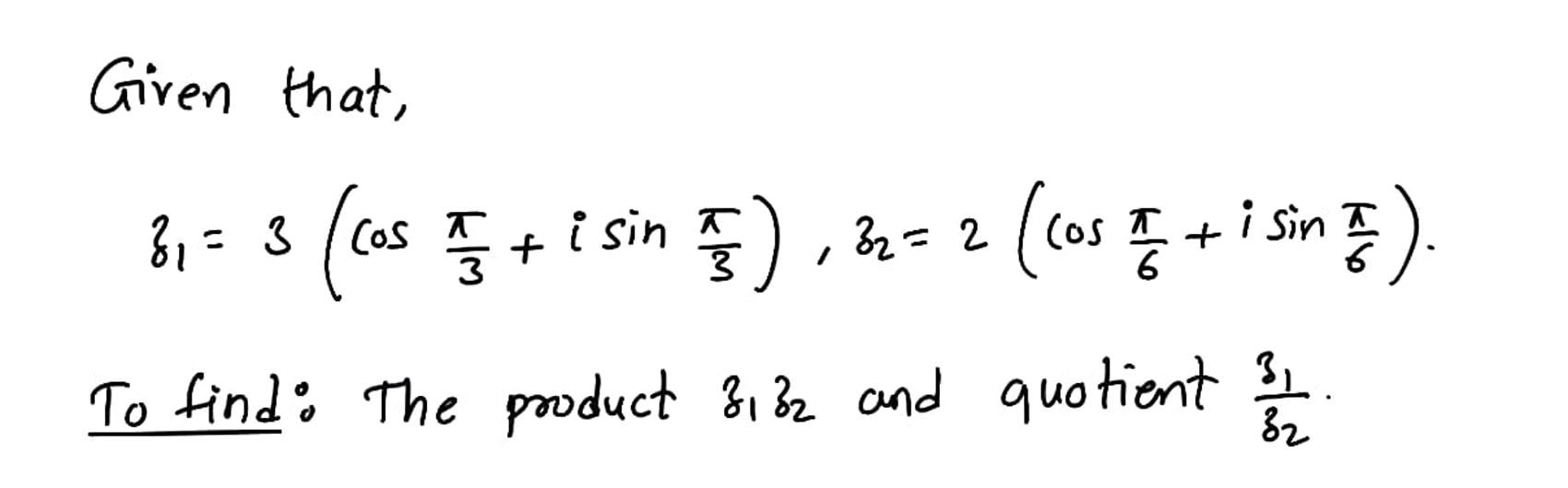 Advanced Math homework question answer, step 1, image 1