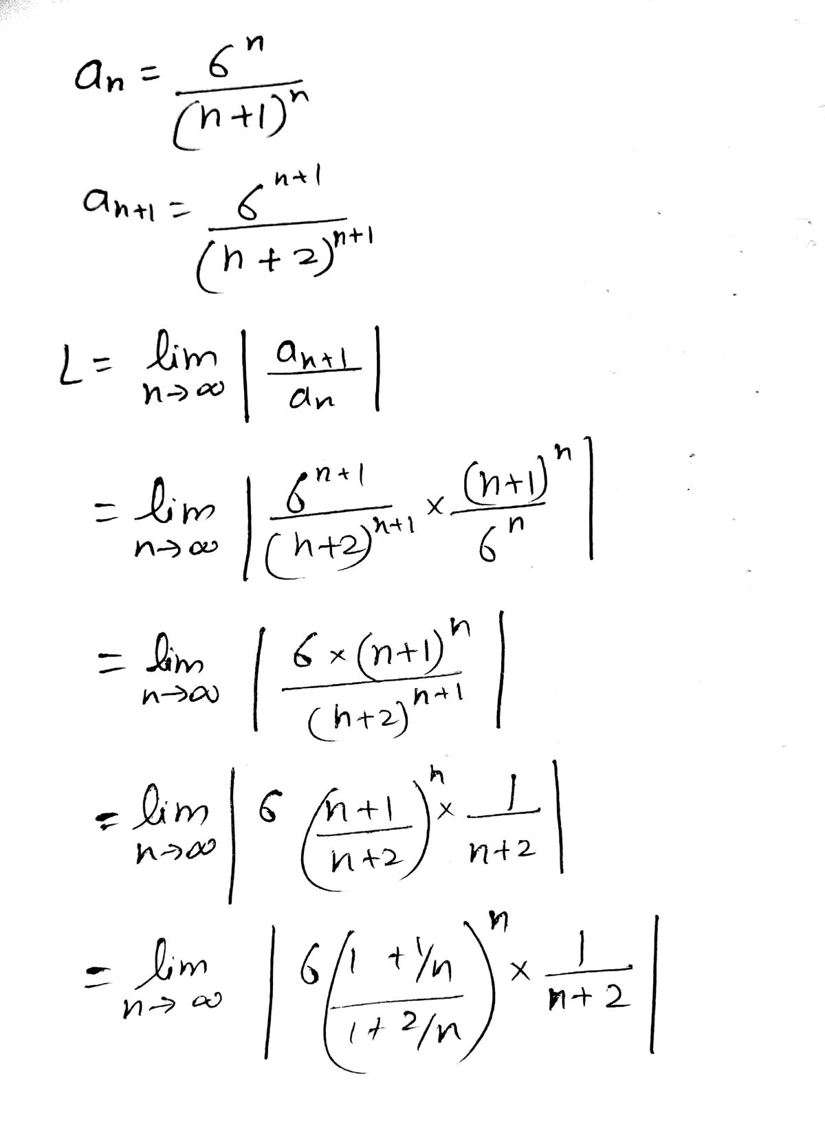 Calculus homework question answer, step 2, image 1