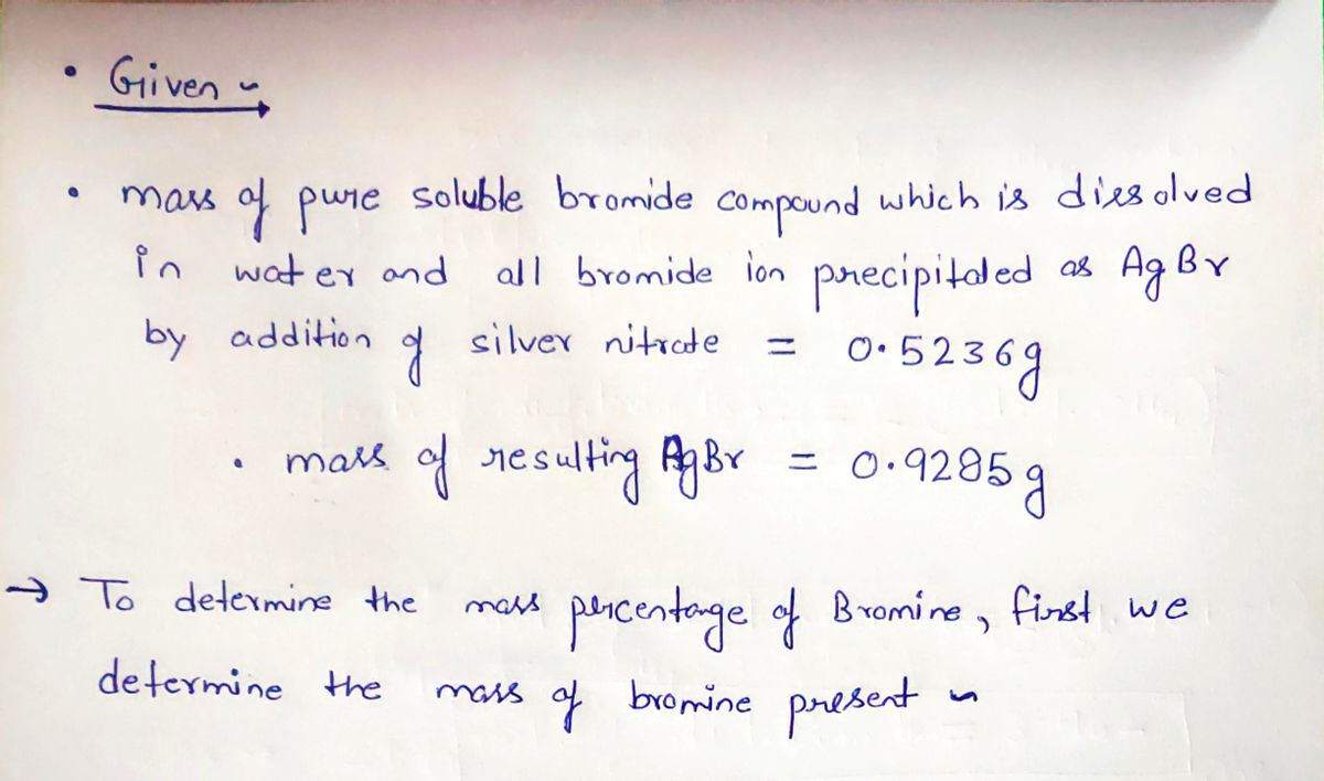 Chemistry homework question answer, step 1, image 1