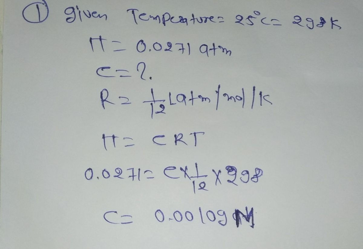 Chemistry homework question answer, step 1, image 1