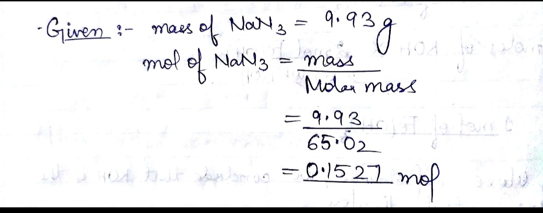 Chemistry homework question answer, step 2, image 1