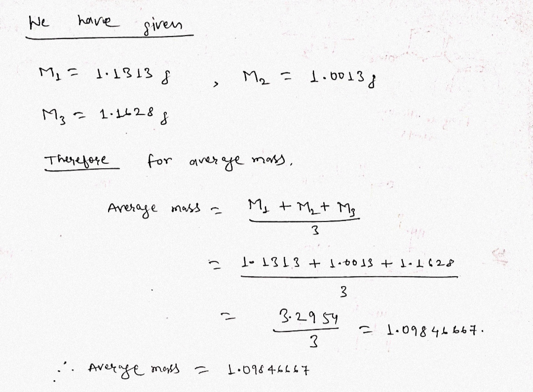 Chemistry homework question answer, step 1, image 1