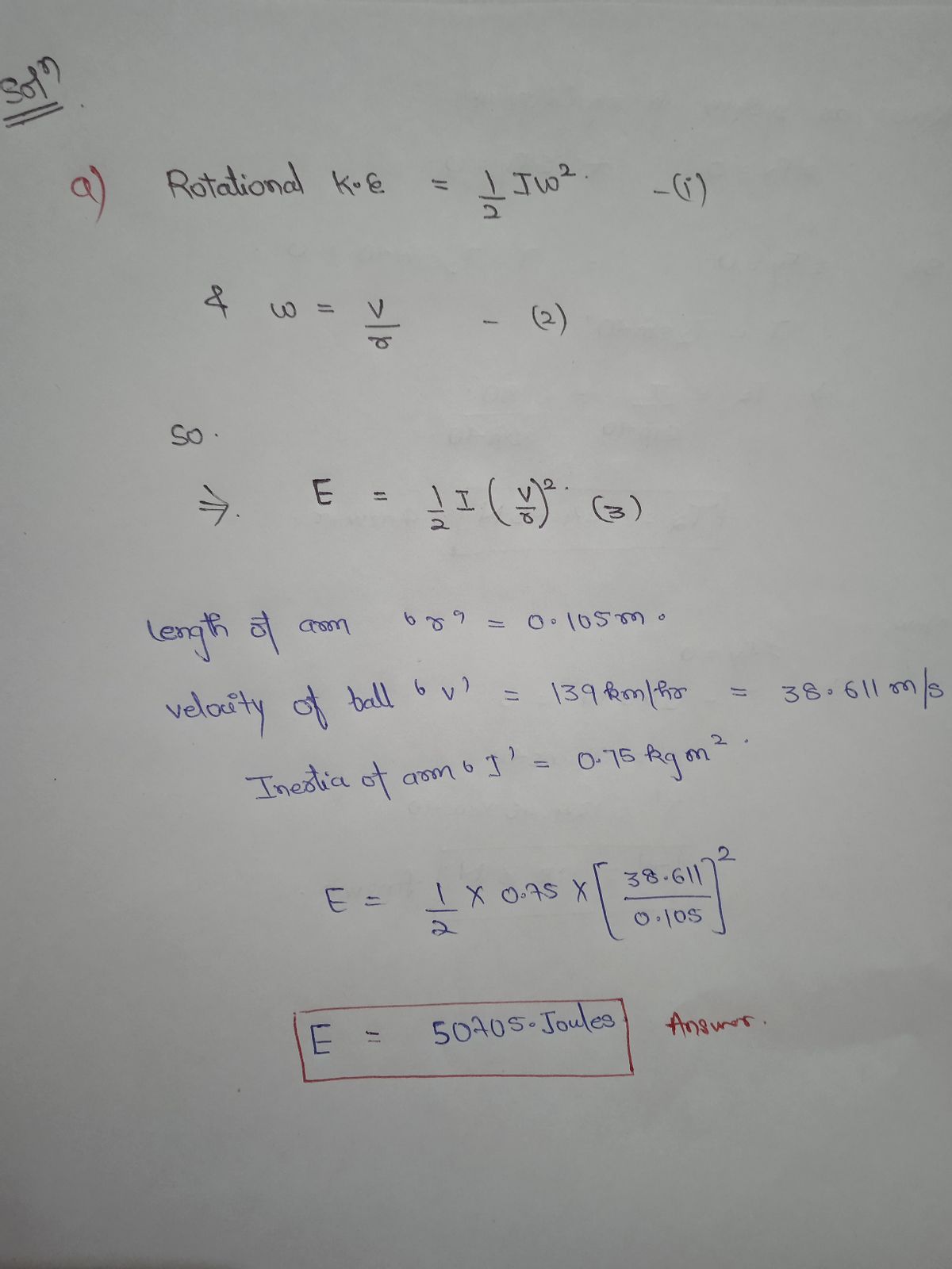 Physics homework question answer, step 1, image 1