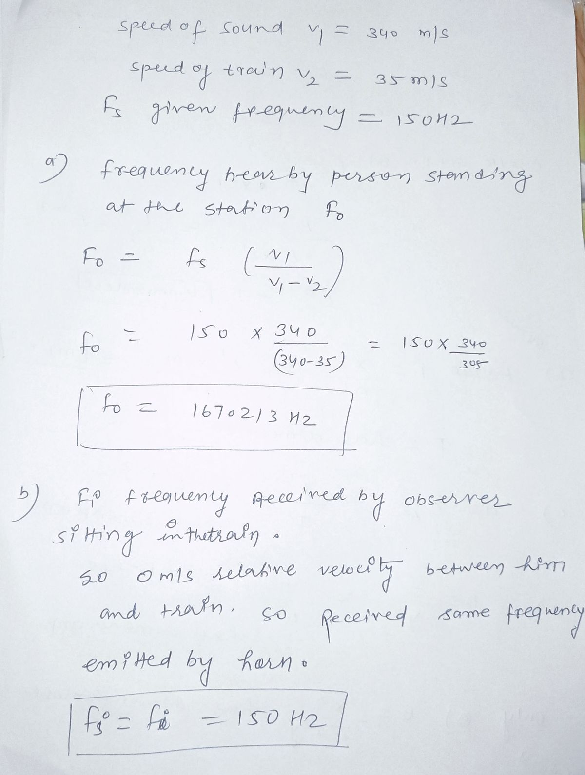 Physics homework question answer, step 1, image 1