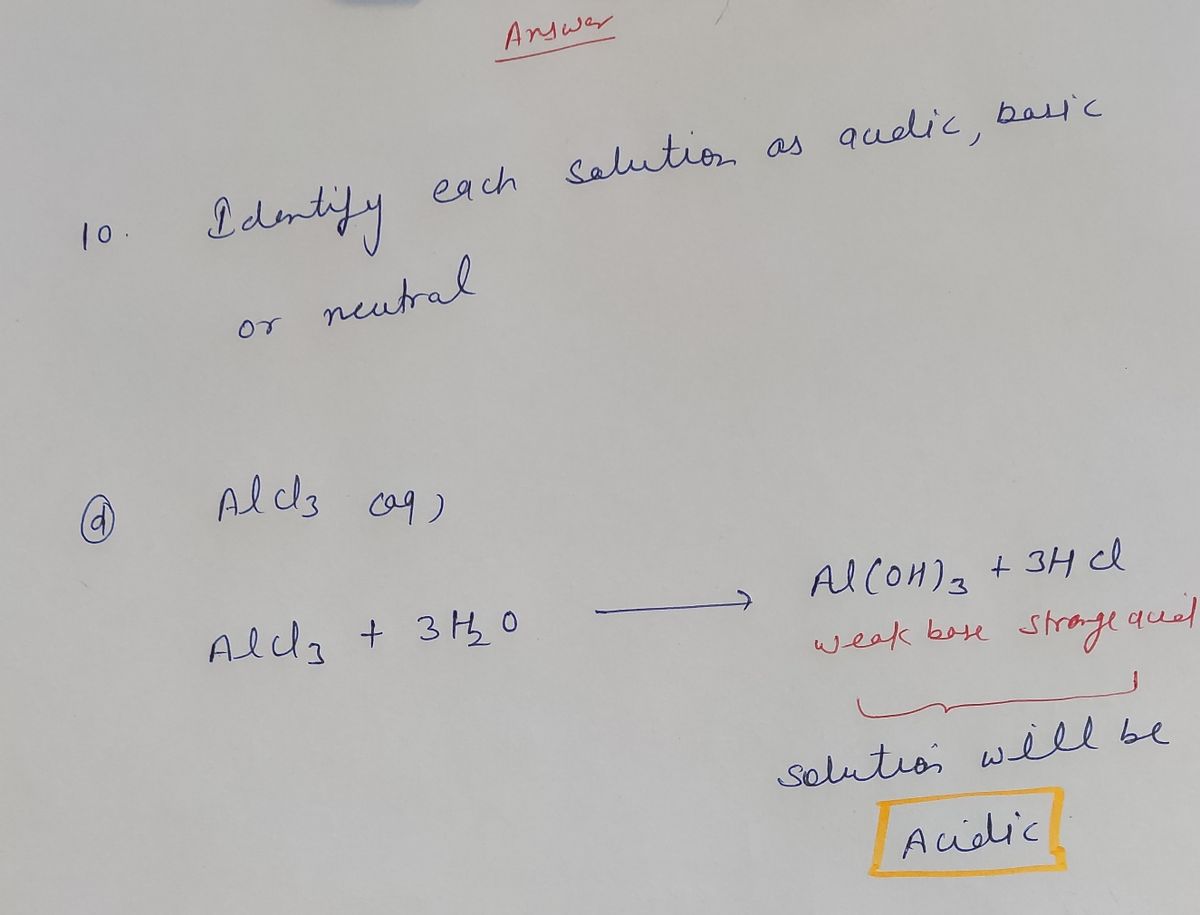 Chemistry homework question answer, step 1, image 1