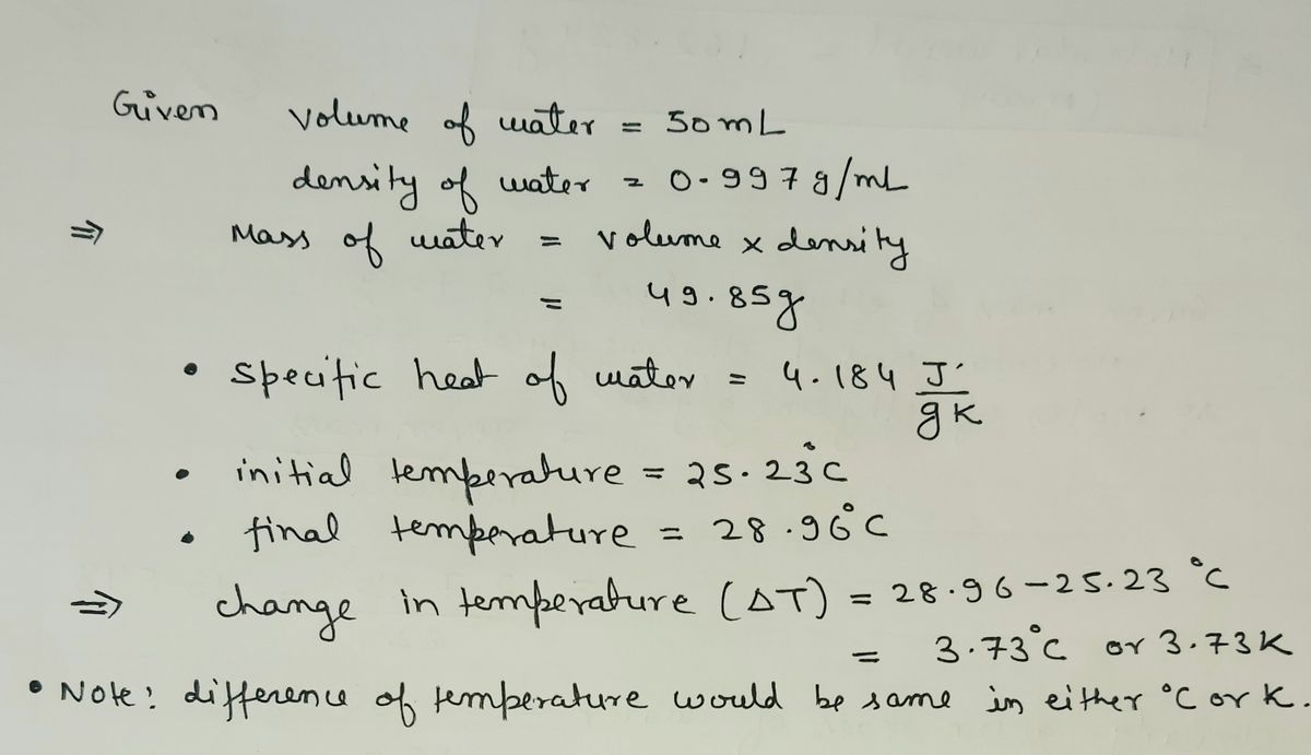 Chemistry homework question answer, step 1, image 1