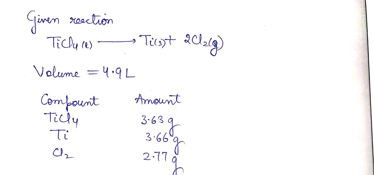 Chemistry homework question answer, step 1, image 1