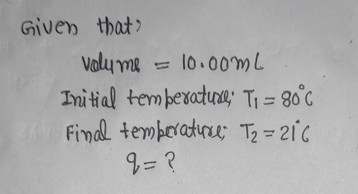 Chemistry homework question answer, step 1, image 1