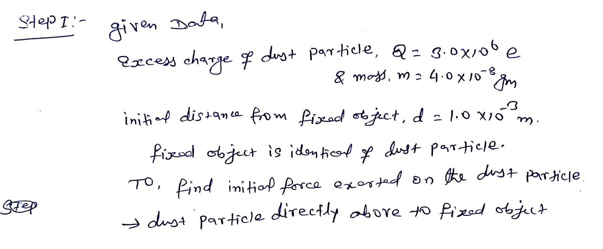 Physics homework question answer, step 1, image 1