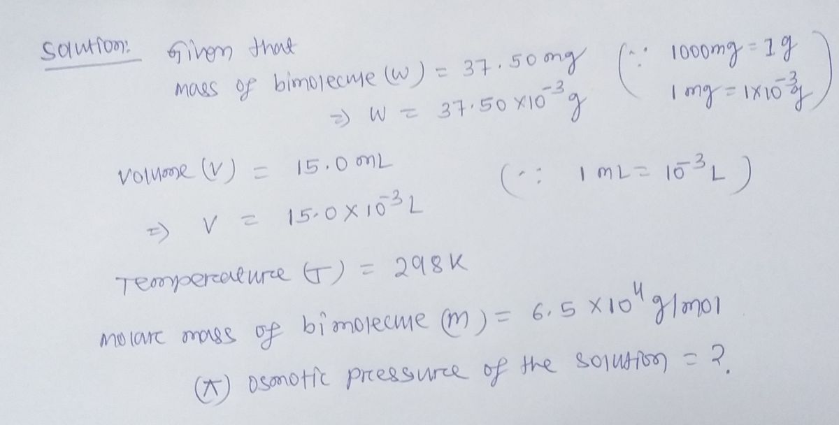 Chemistry homework question answer, step 1, image 1