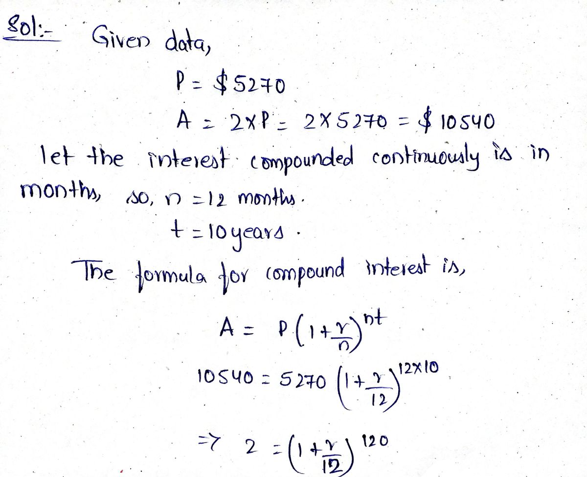 Algebra homework question answer, step 1, image 1