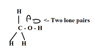 methanol molecule lewis structure