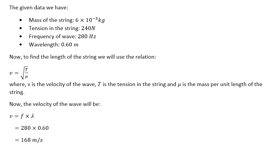 Physics homework question answer, step 1, image 1