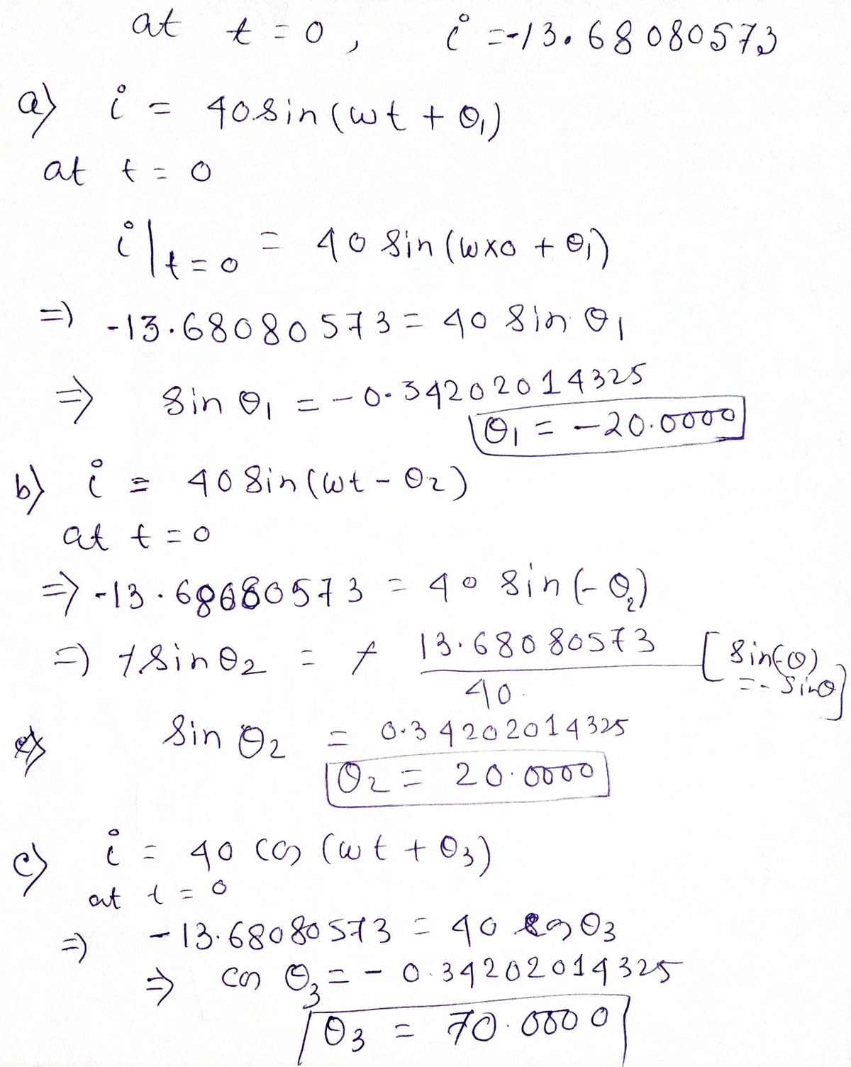 Answered 7 In The Sinusoidal Current Wave… Bartleby