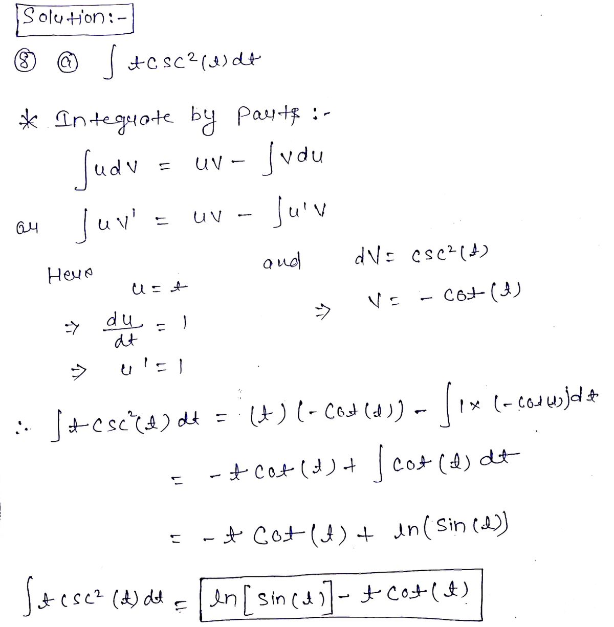 Calculus homework question answer, step 1, image 1