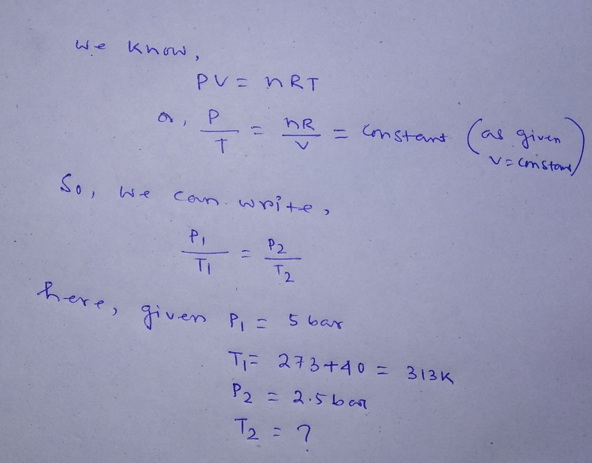 Chemistry homework question answer, step 1, image 1