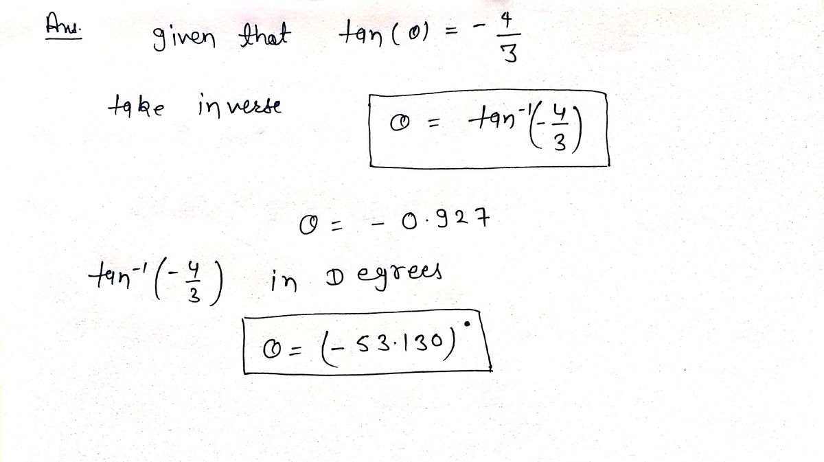 Trigonometry homework question answer, step 1, image 1