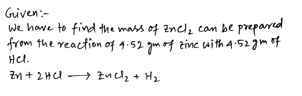 Chemistry homework question answer, step 1, image 1