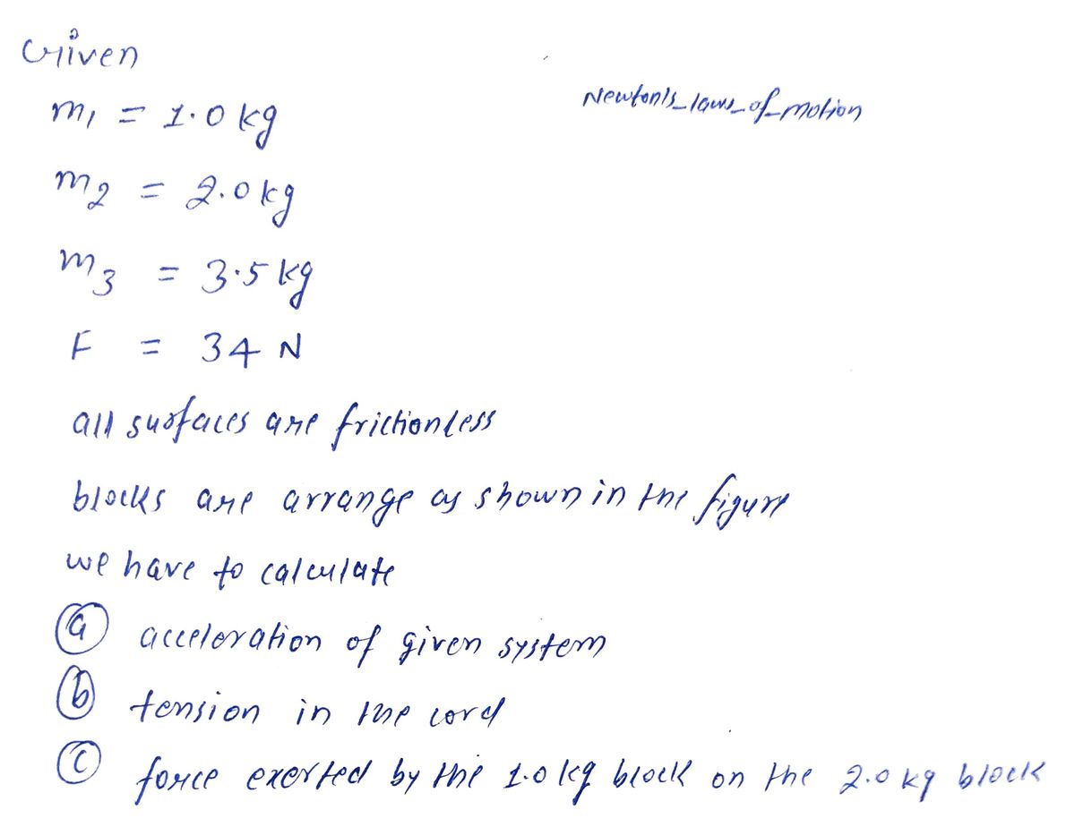 Physics homework question answer, step 1, image 1