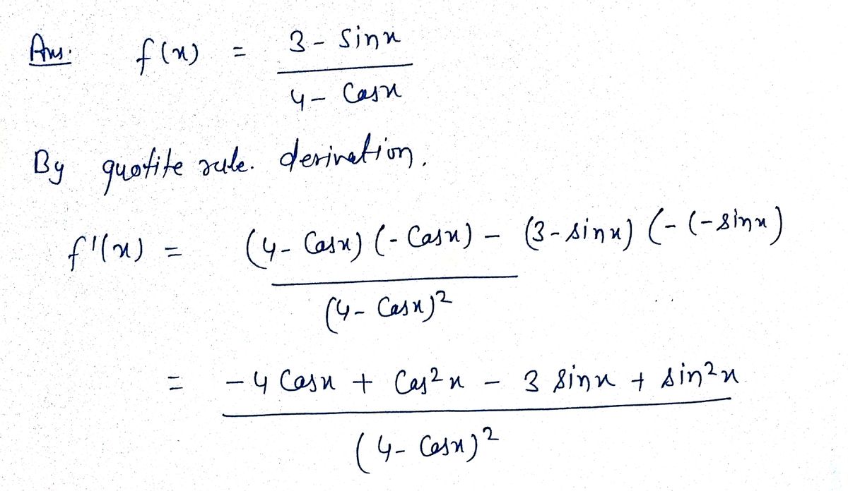 Calculus homework question answer, step 1, image 1