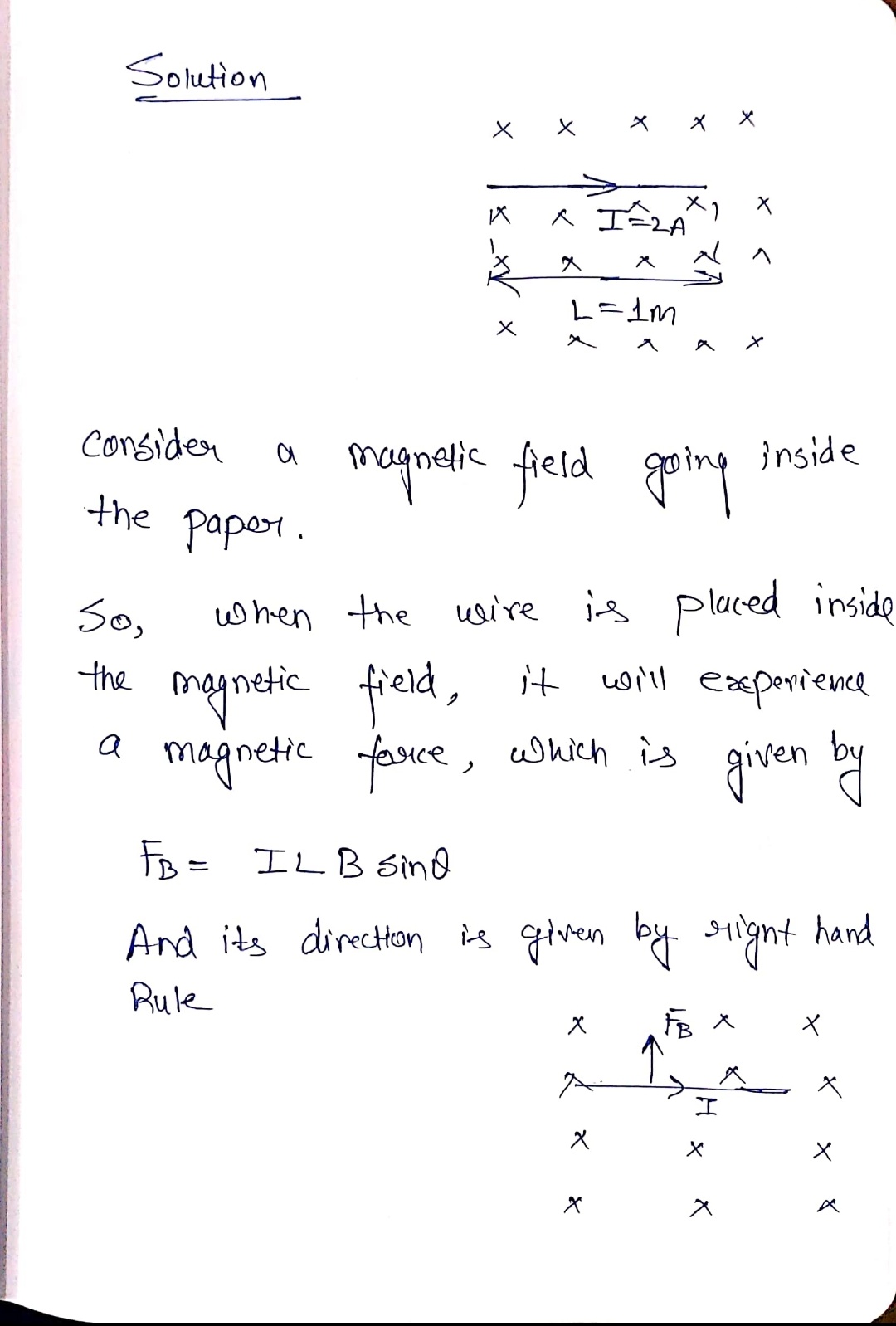 Physics homework question answer, step 2, image 1