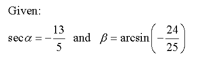 Trigonometry homework question answer, step 1, image 1