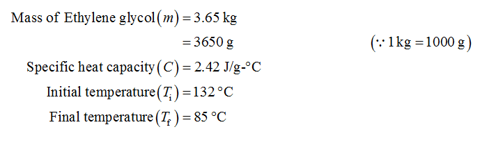 Answered Ethylene glycol used as a coolant in bartleby