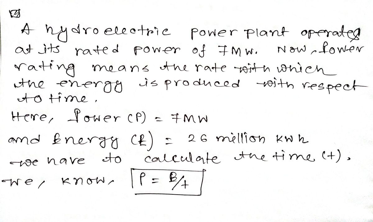 If a power plant is rated at 2000 MW output and operates (on