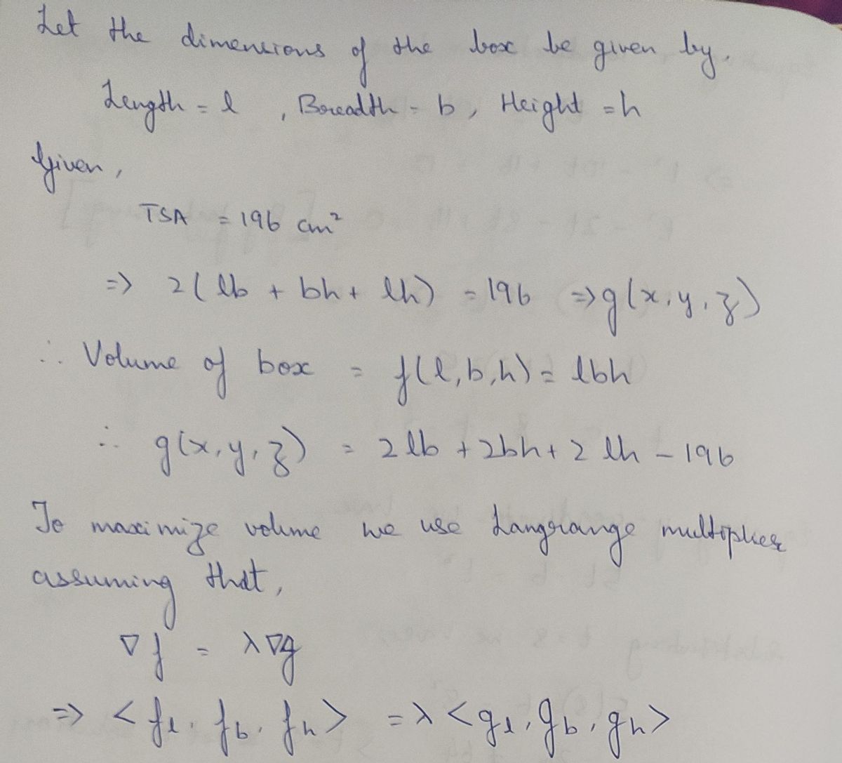 Calculus homework question answer, step 1, image 1