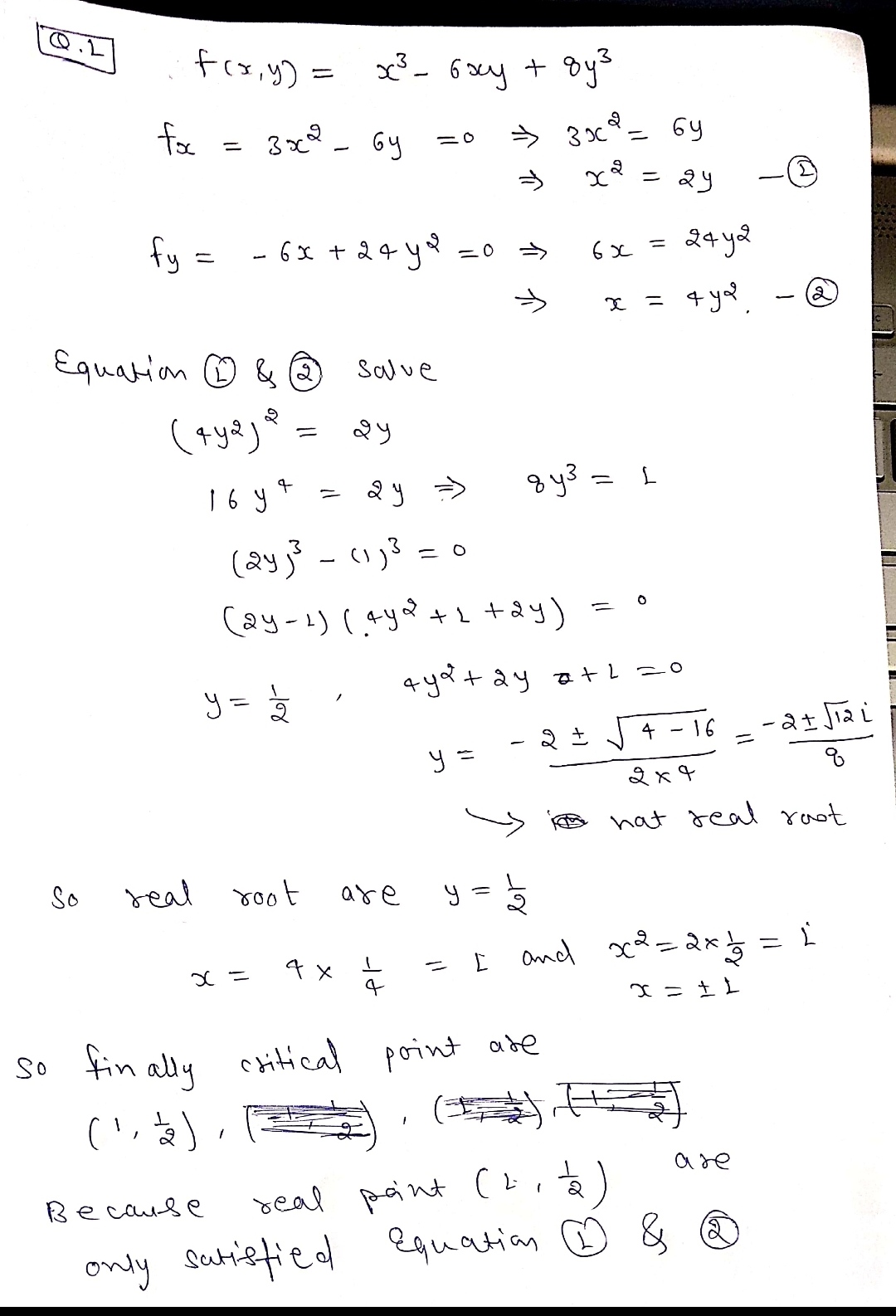 Calculus homework question answer, step 1, image 1