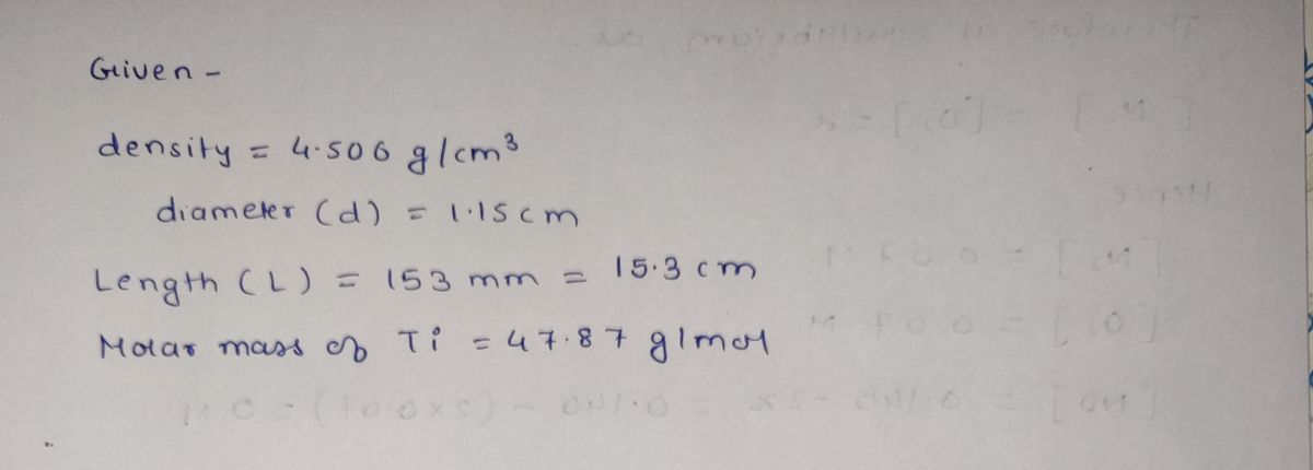 Chemistry homework question answer, step 1, image 1