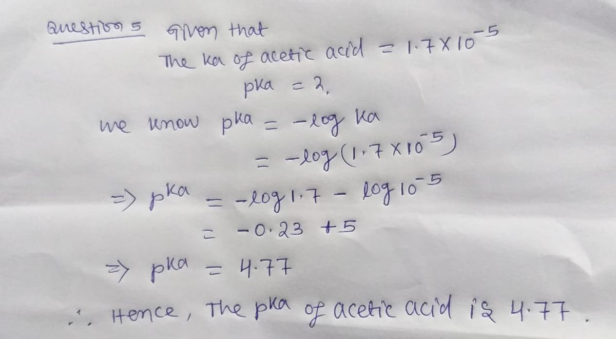 Chemistry homework question answer, step 1, image 1