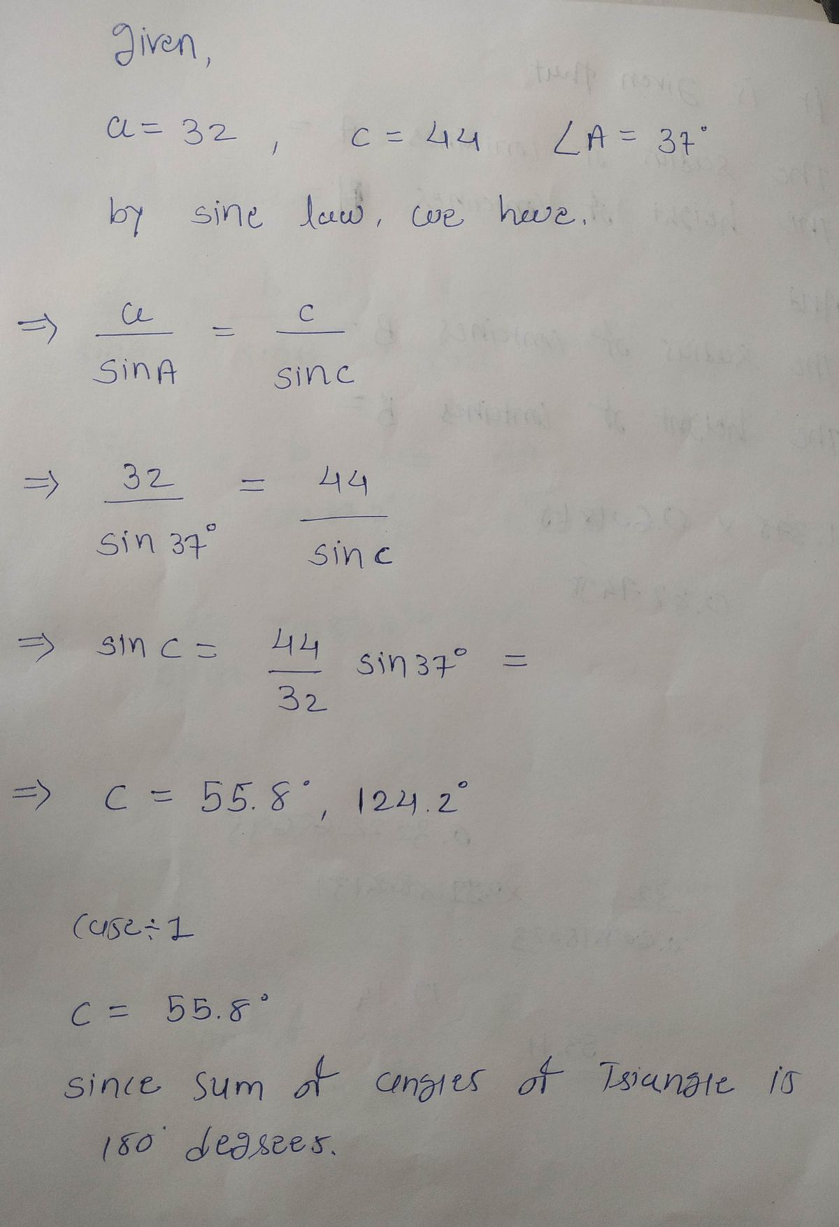 Calculus homework question answer, step 1, image 1