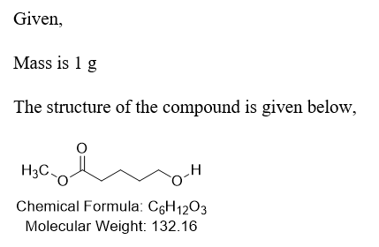 Chemistry homework question answer, step 1, image 1