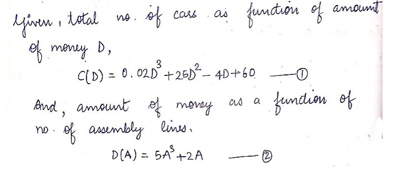 Calculus homework question answer, step 1, image 1