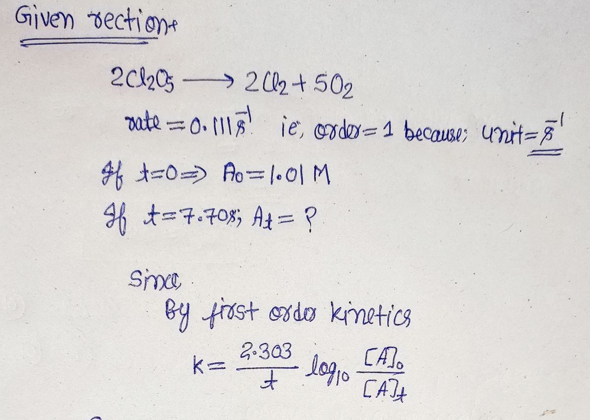 Chemistry homework question answer, step 1, image 1