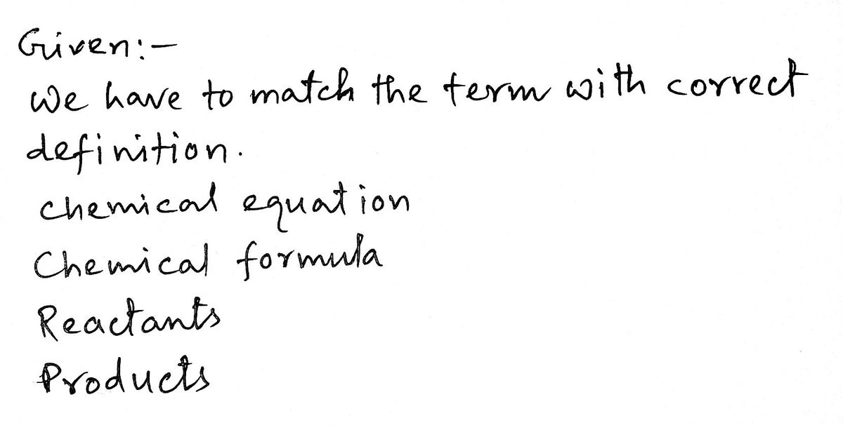 Chemistry homework question answer, step 1, image 1